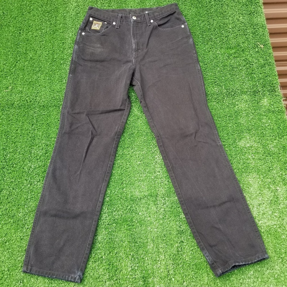 Cinch Jeans Mens 32x32 Fits 30x31 Black Denim Pants Casual Wear Cotton
